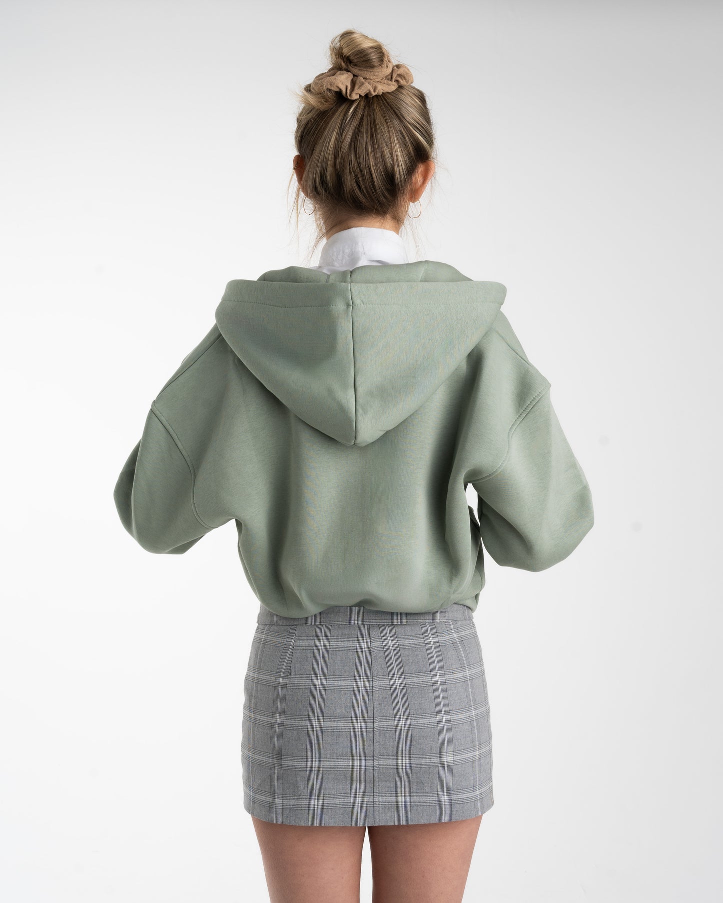 Leaf Zipped Hoodie