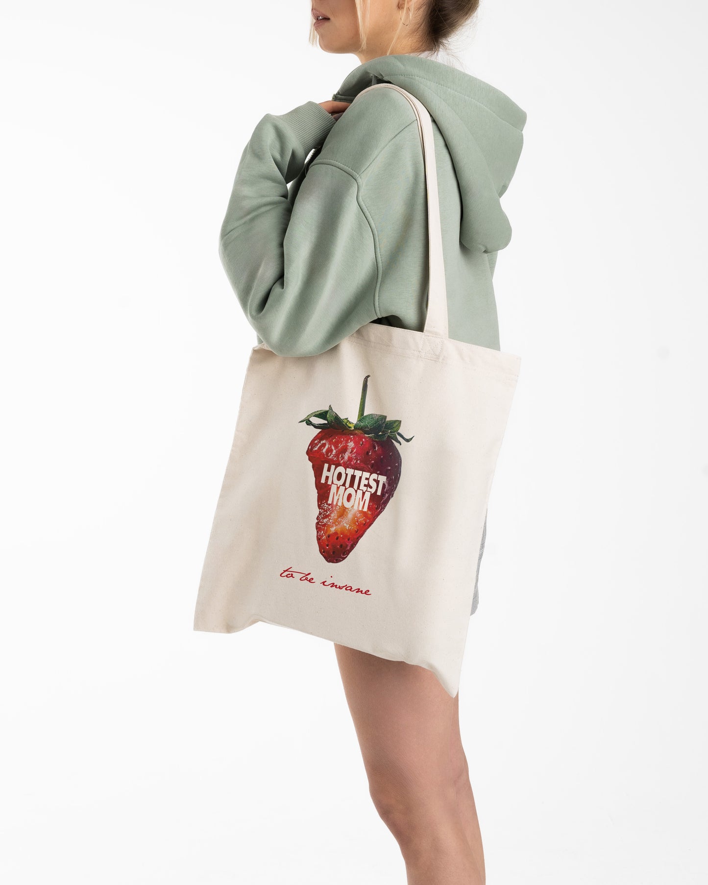 Hottest Mom Tote Bag Cream