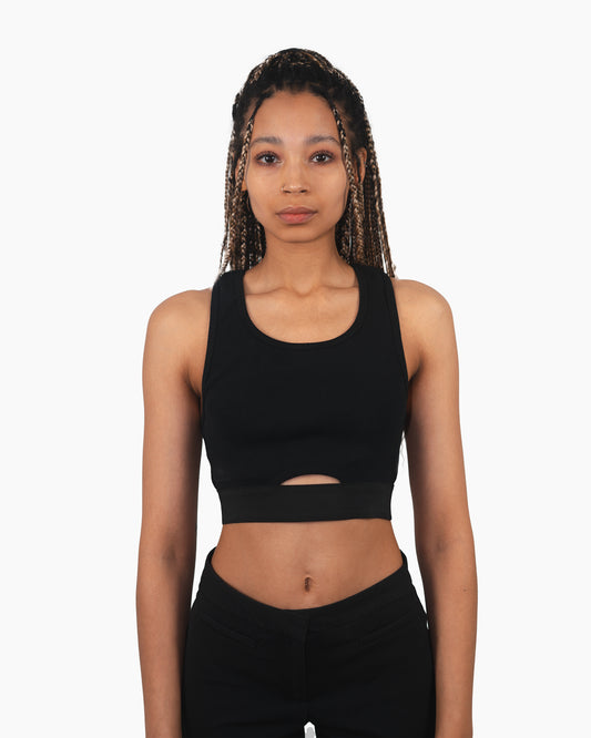 Basic Croptop Black