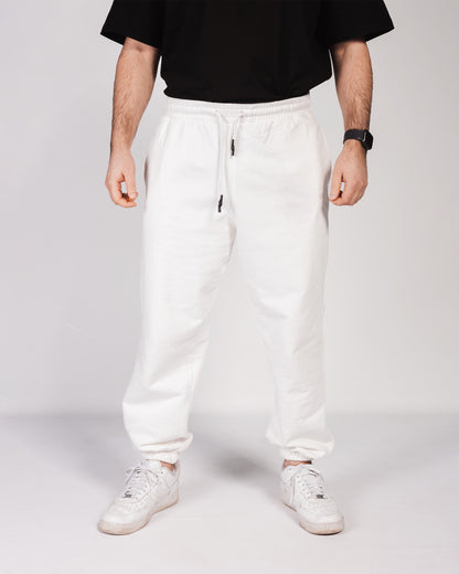 Core White Track Pants 